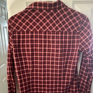JCrew plaid button down shirt XS